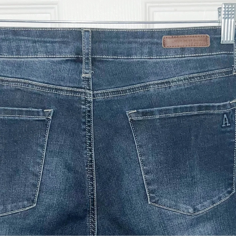 - Articles of Society Jeans Womens Size 28 Cut Off Skinny Distressed Comfort